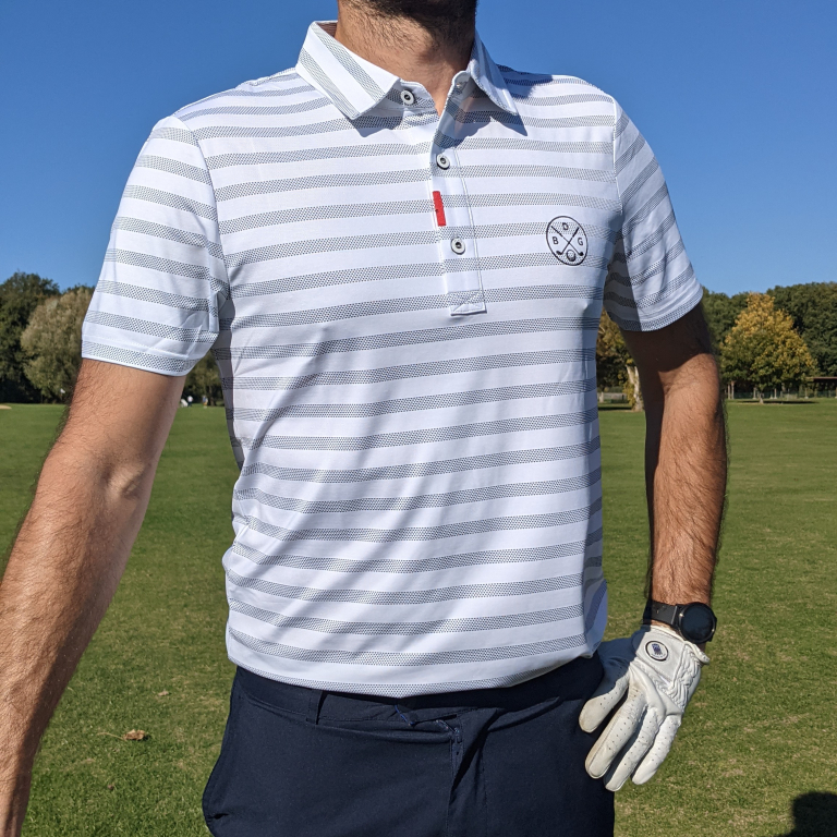 Polo FLAGGOLF Sergé ultra dry brodé Le Bazar des GolfeursTextile homme